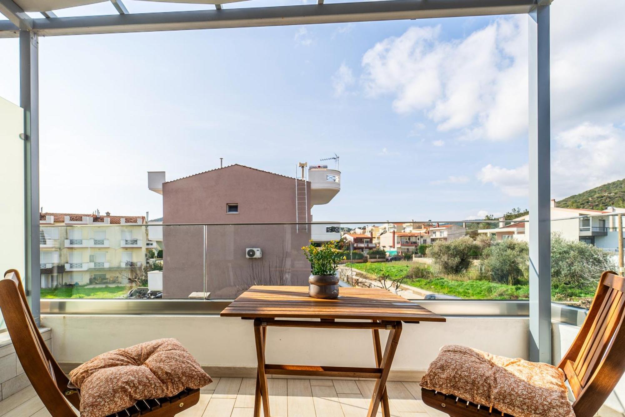 Aegean Twin Houses Nea Iraklitsa Bagian luar foto