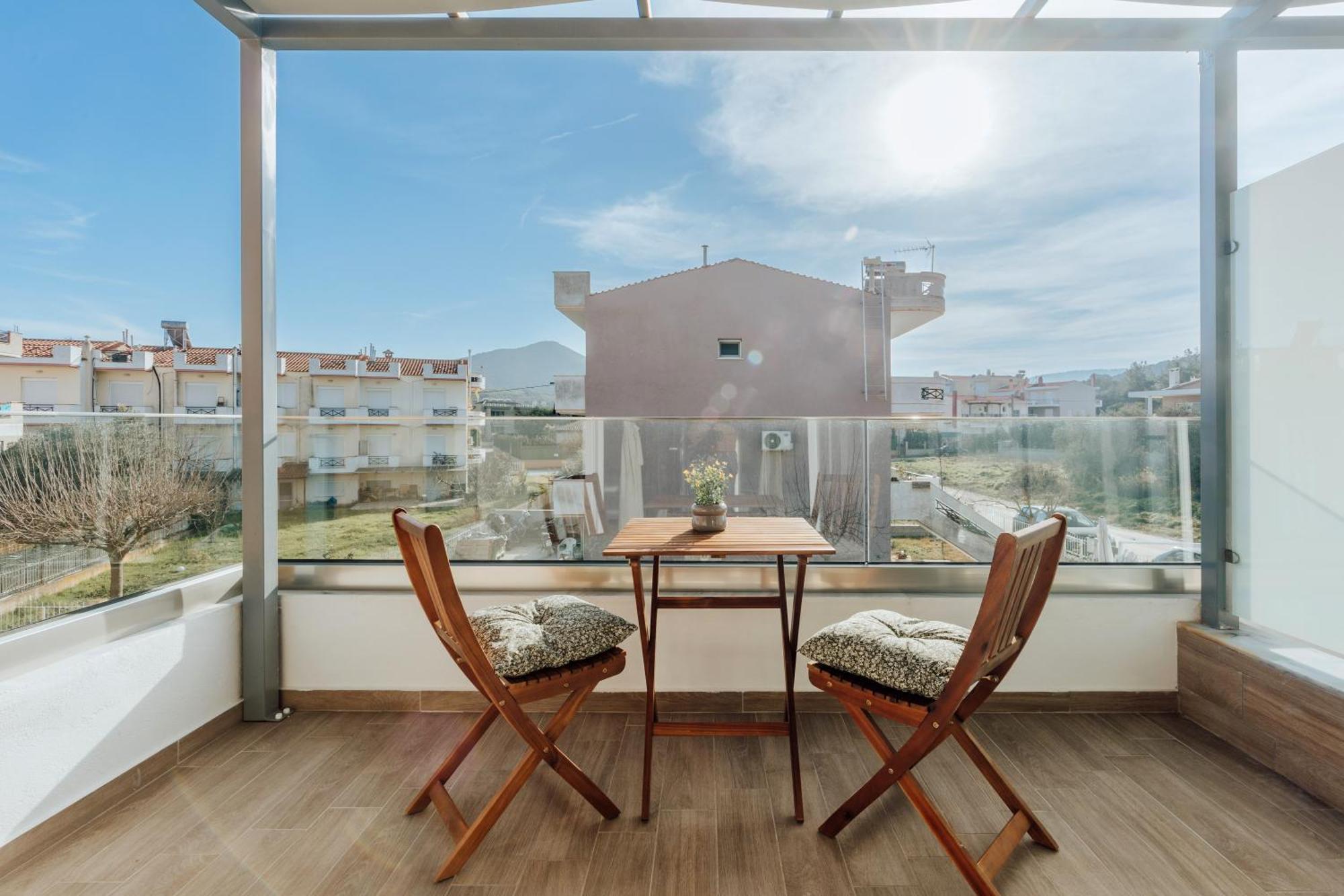 Aegean Twin Houses Nea Iraklitsa Bagian luar foto